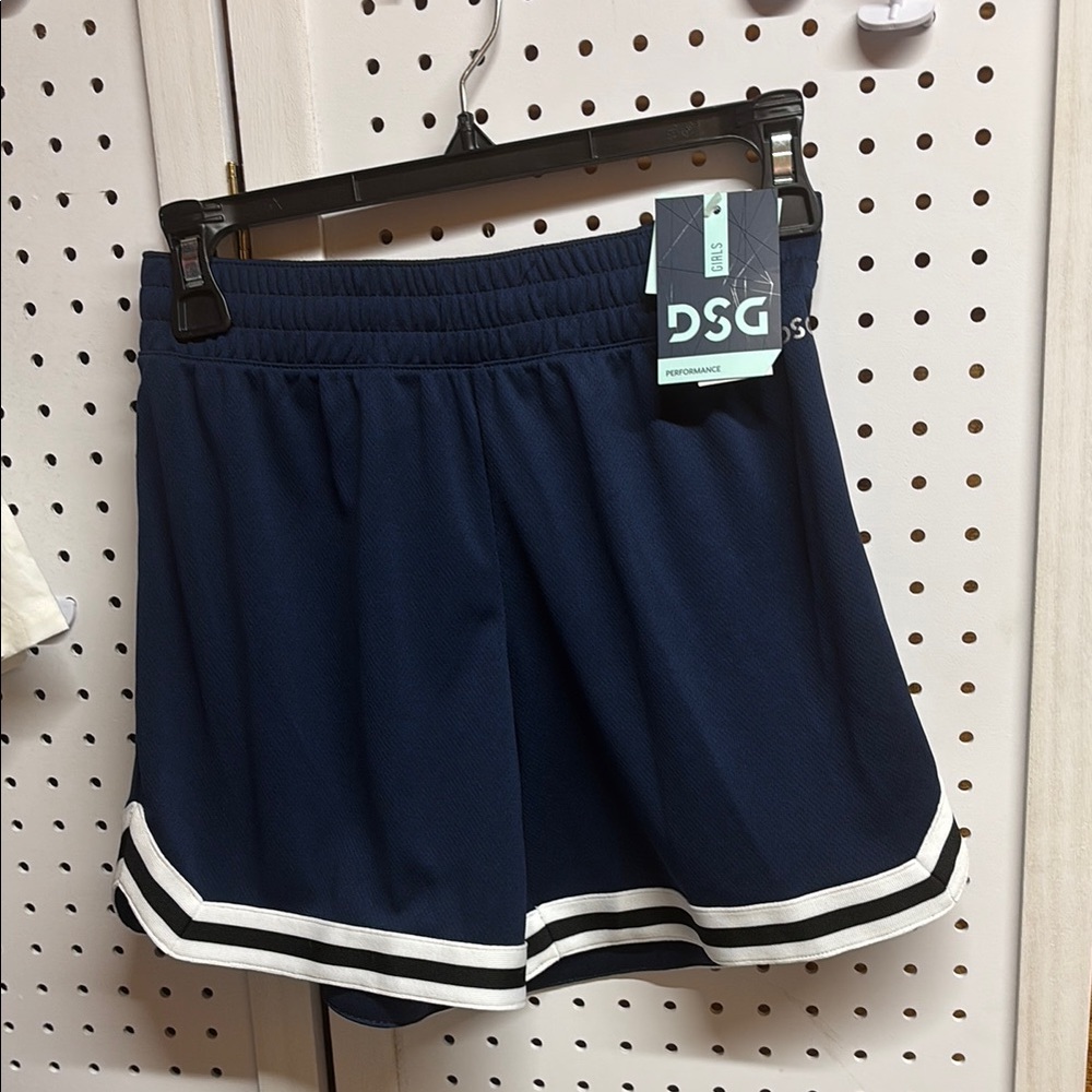 90. DSG Girls Navy Performance Shorts